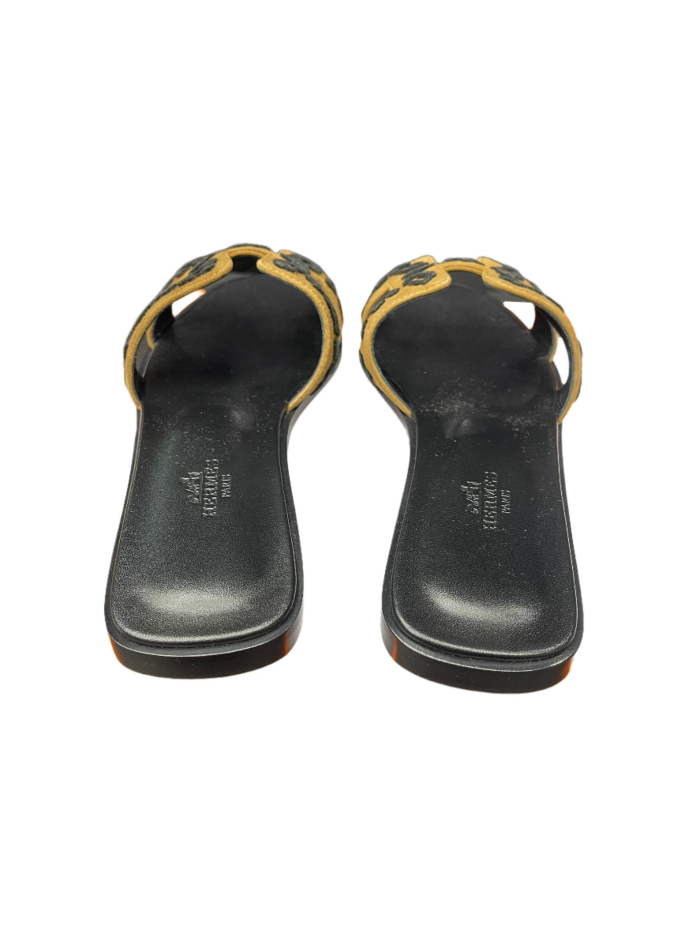 Hermes Oran Sandal Brun Fume