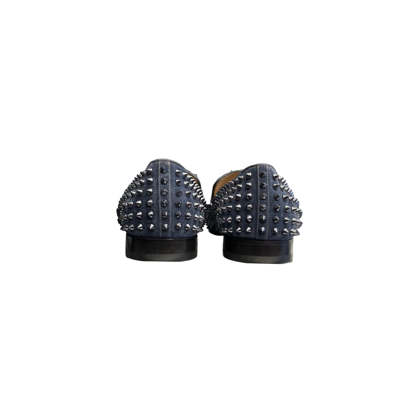 Christian Louboutin Dandelion Spikes Flats Navy