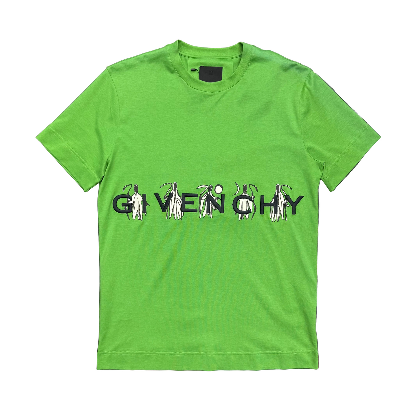 Givenchy x Josh Smith Reaper's Print Graphic Tee Green