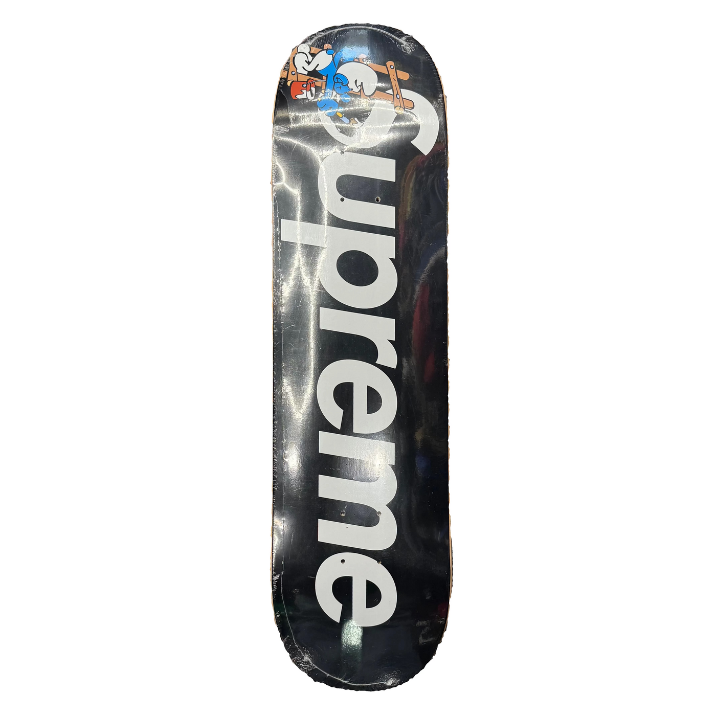Supreme Smurfs Skateboard Deck Black