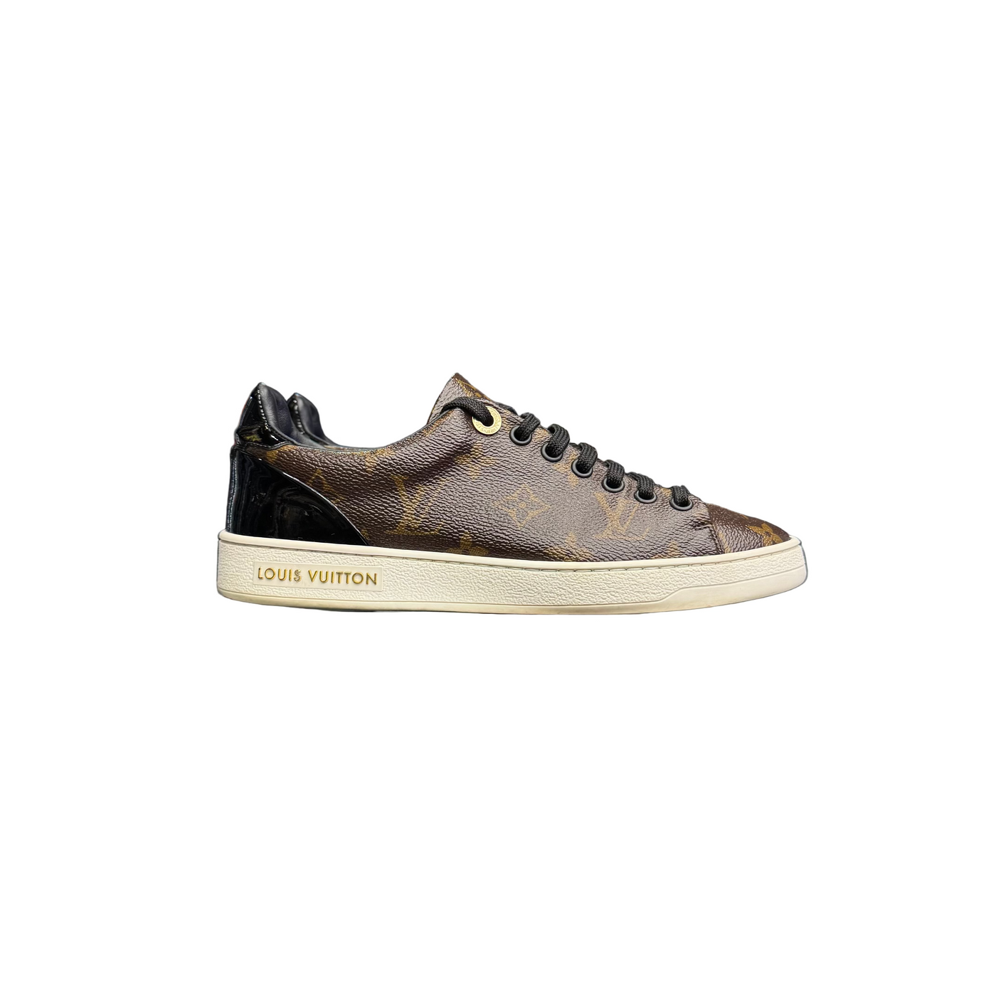 LV Frontrow Monogram Patent Canvas Cacao Brown