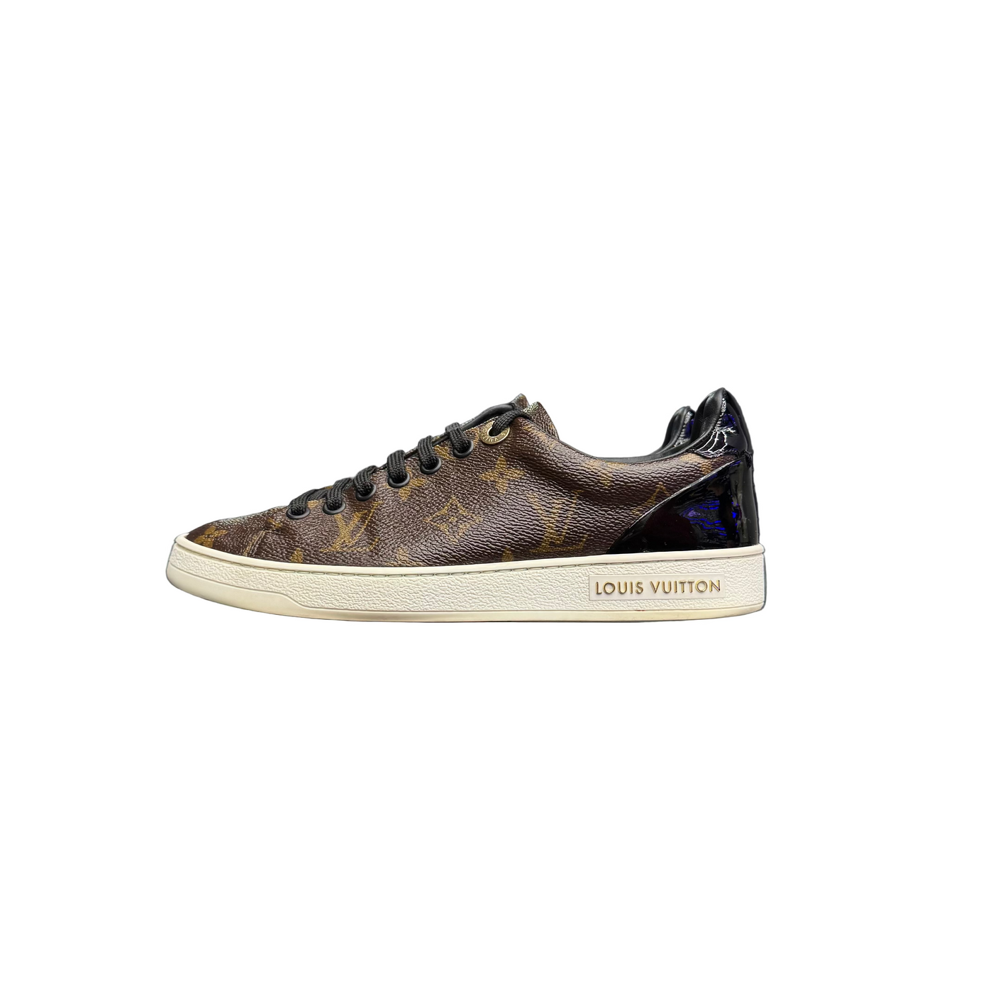 LV Frontrow Monogram Patent Canvas Cacao Brown