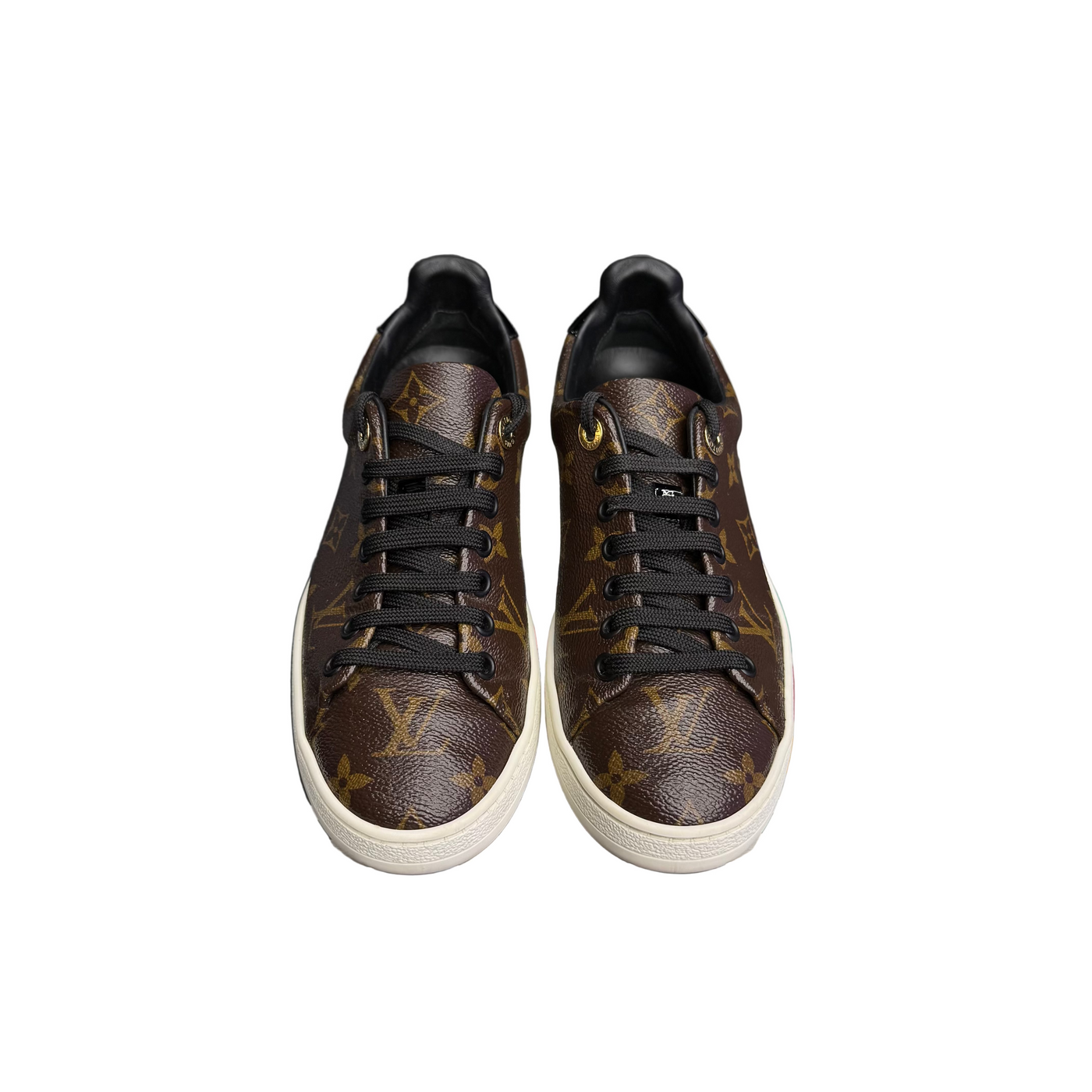 LV Frontrow Monogram Patent Canvas Cacao Brown