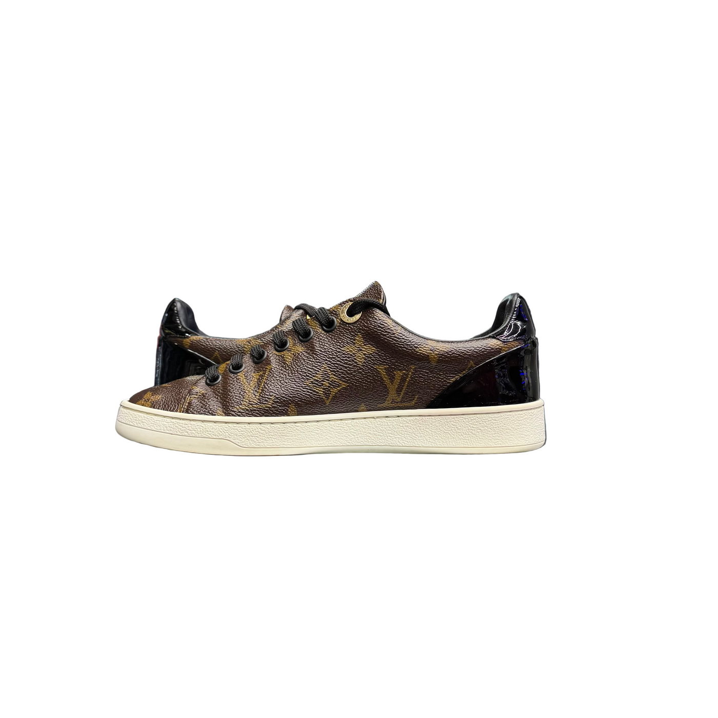 LV Frontrow Monogram Patent Canvas Cacao Brown