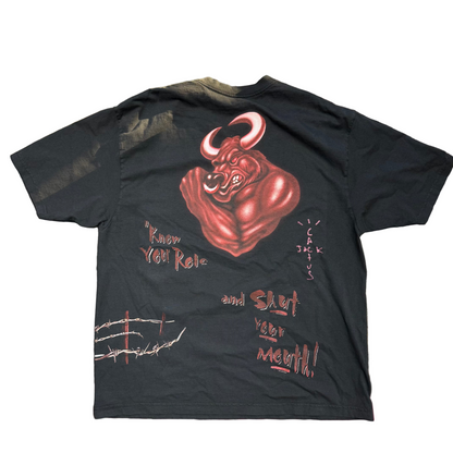 Cactus Jack x WWE Know Your Role T-Shirt The Rock Black