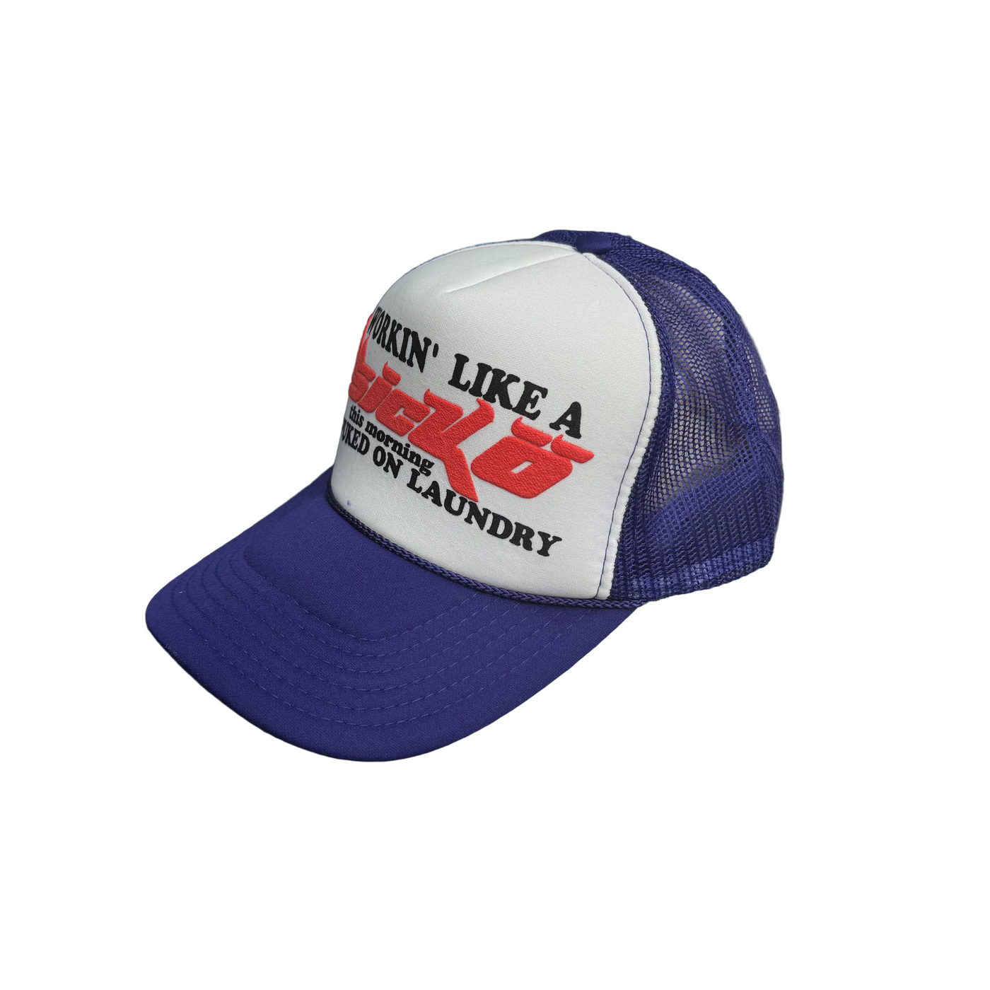 Sicko Laundry Trucker Hat Purple White