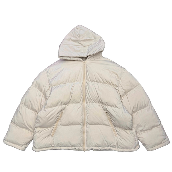 Balenciaga Outerwear Puffer Coat Seashell Beige