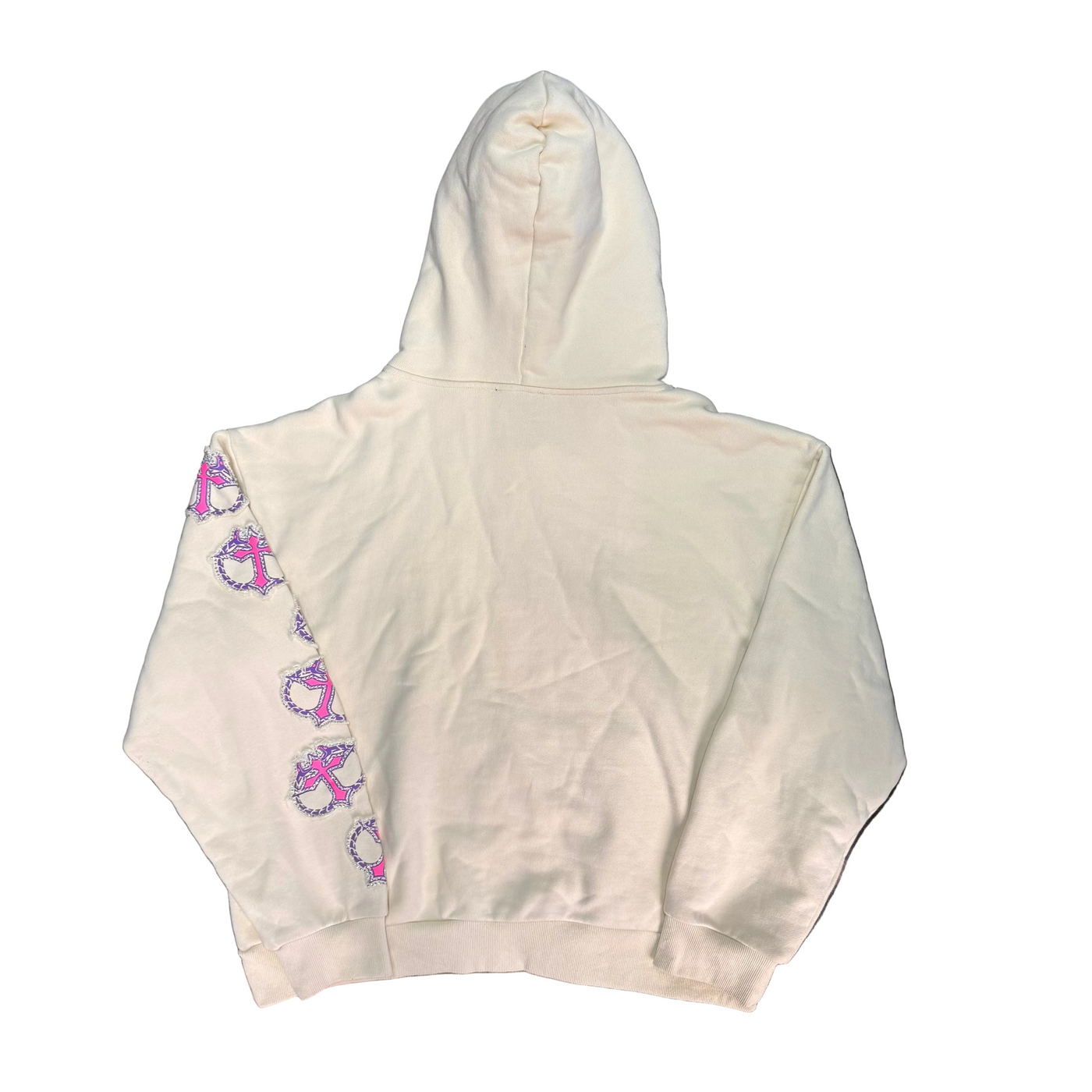 Lost Intricacy MITT Hoodie Cream Pink