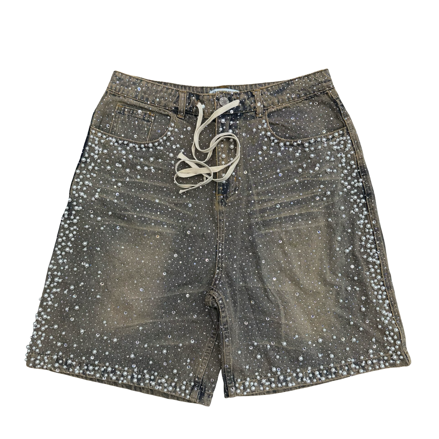 Vale Forever Rainstorm Jean Shorts Washed Blue