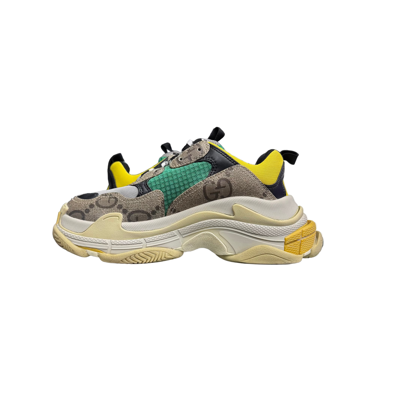 WMNS Gucci x Balenciaga Triple S The Hacker Project Beige Yellow