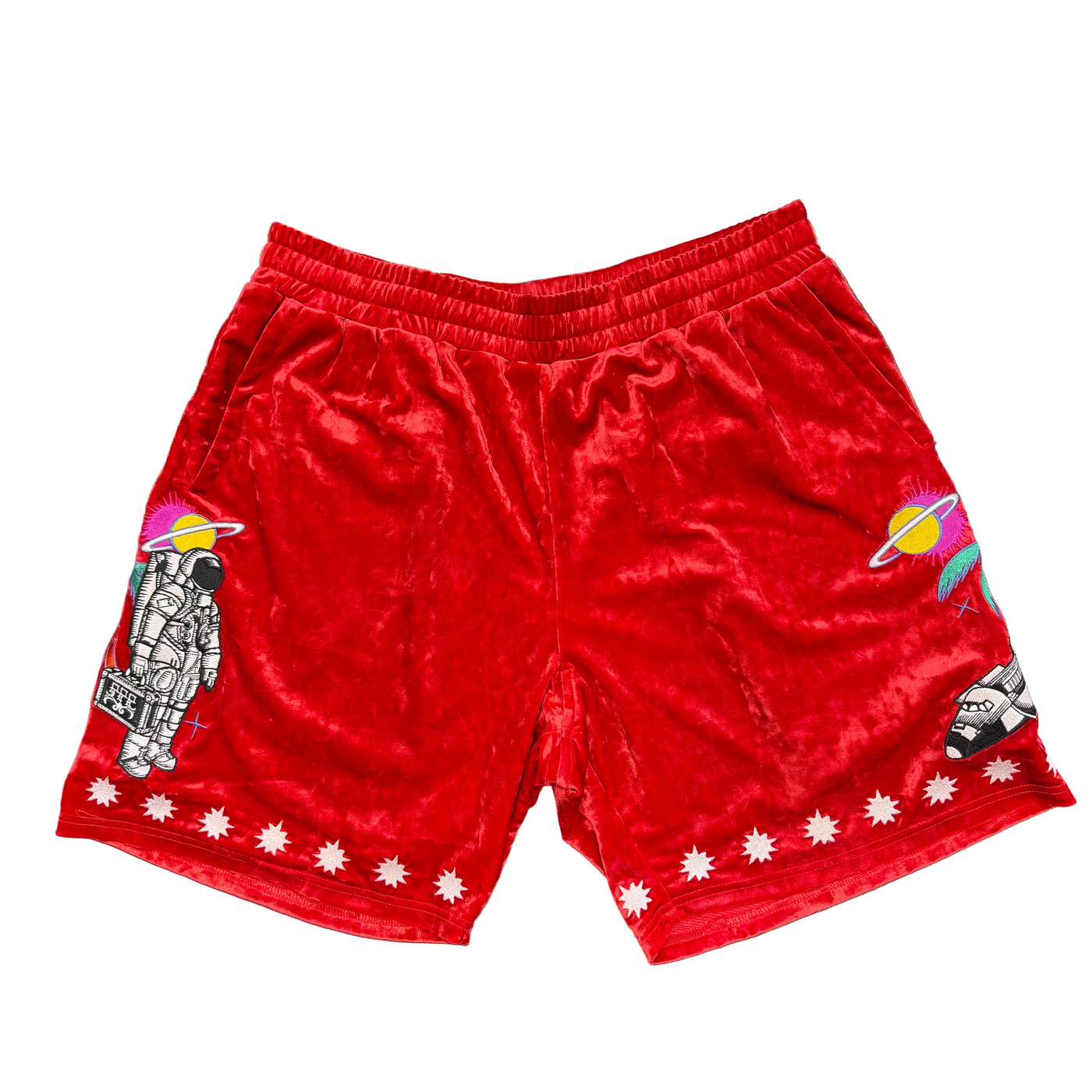 Billionaire Boys Club Odyssey Velvet Shorts Red