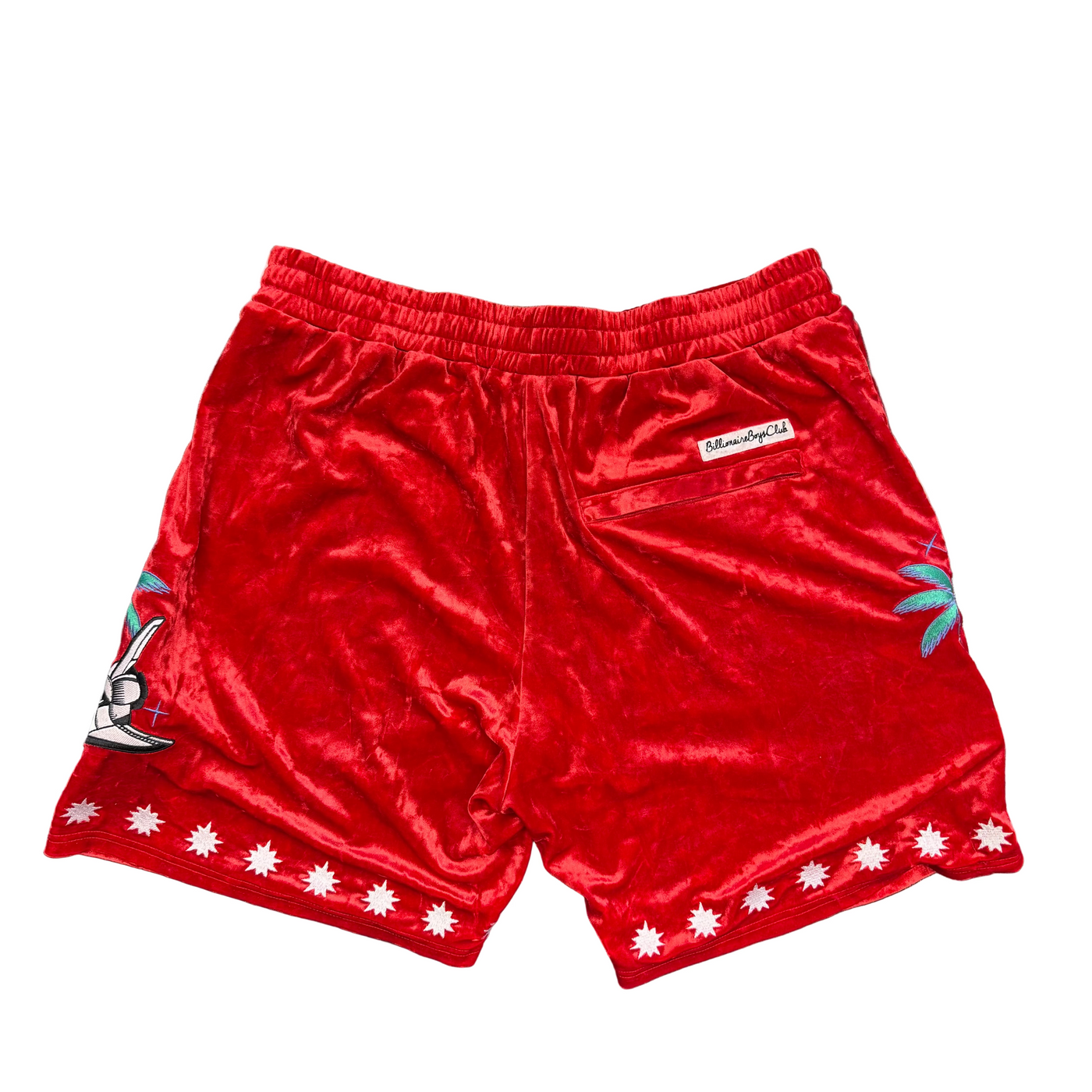 Billionaire Boys Club Odyssey Velvet Shorts Red