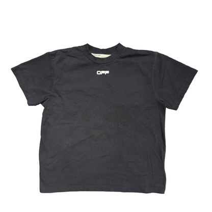 Off-White Airport Tape Oversize Tee Black