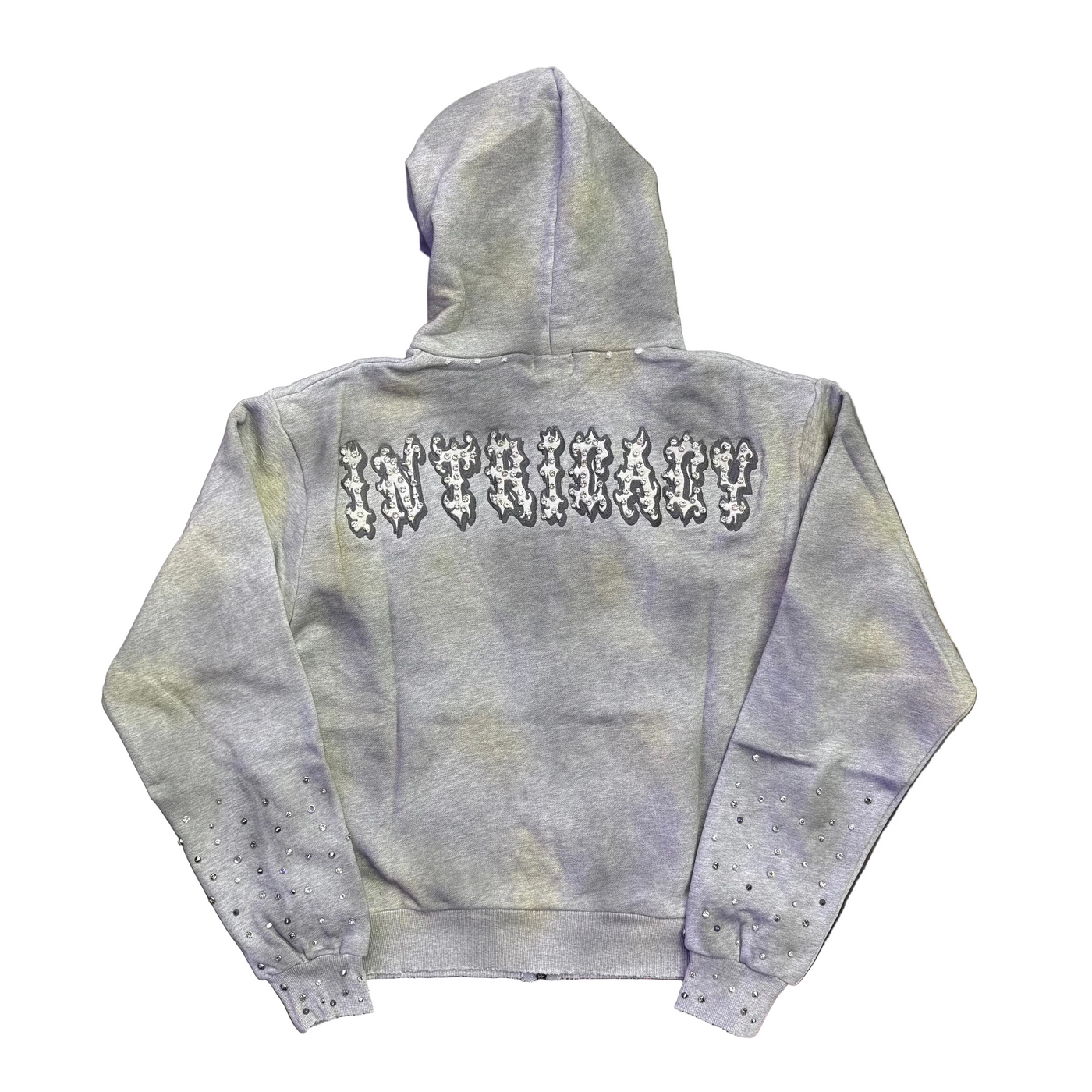 Lost Intricacy Patch 2.0 Zip Up Hoodie Grey