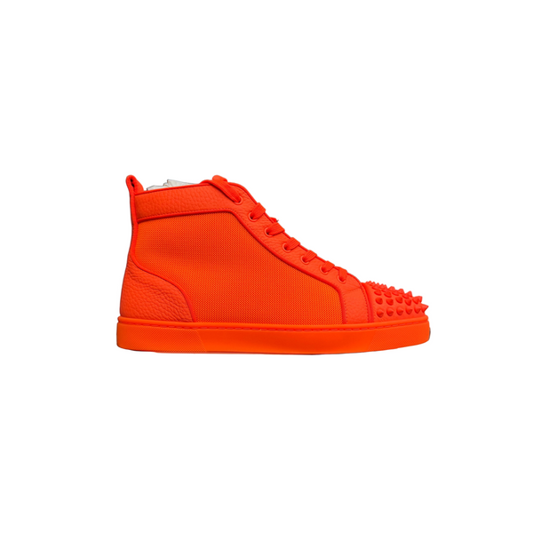 Christian Louboutin Spikes Orlato Flat High Orange