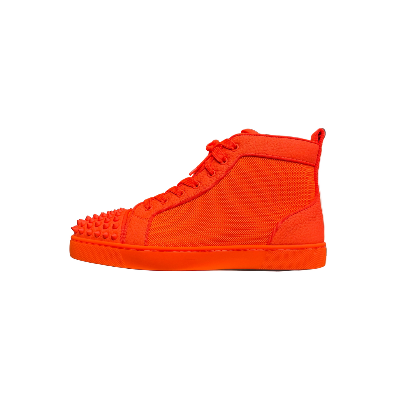 Christian Louboutin Spikes Orlato Flat High Orange