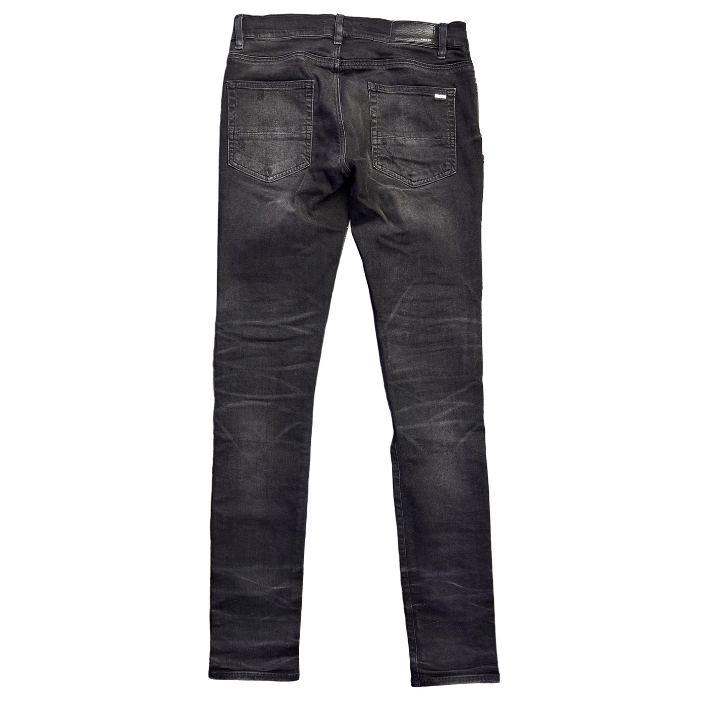 Amiri MX1 Vintage Animation Patch Jeans Aged Black