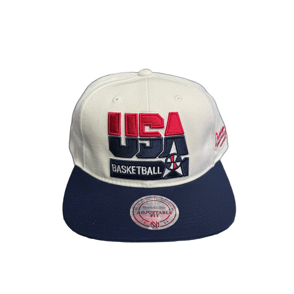 Mitchell & Ness USA Basketball 1992 Dream Team Hat White Navy
