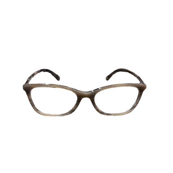 Chanel Optical Rectangle Eyeglasses Brown Acetate
