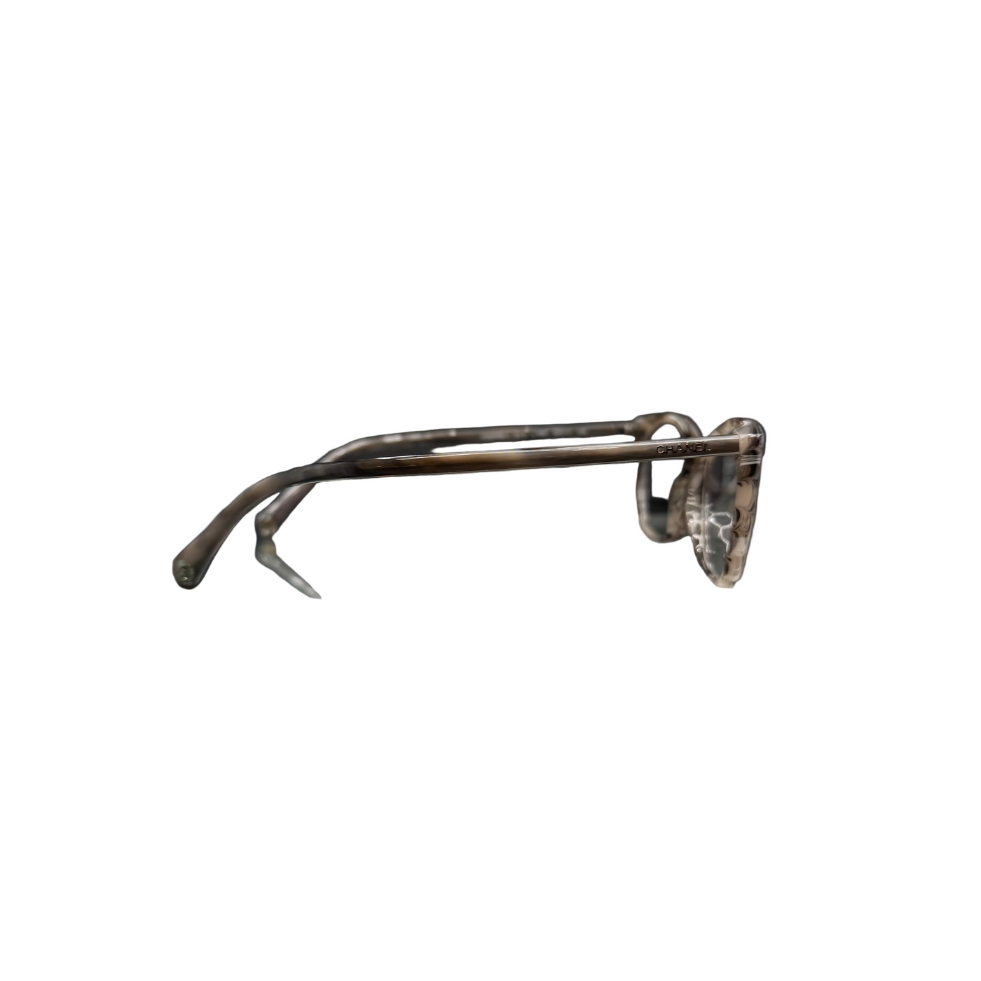 Chanel Optical Rectangle Eyeglasses Brown Acetate