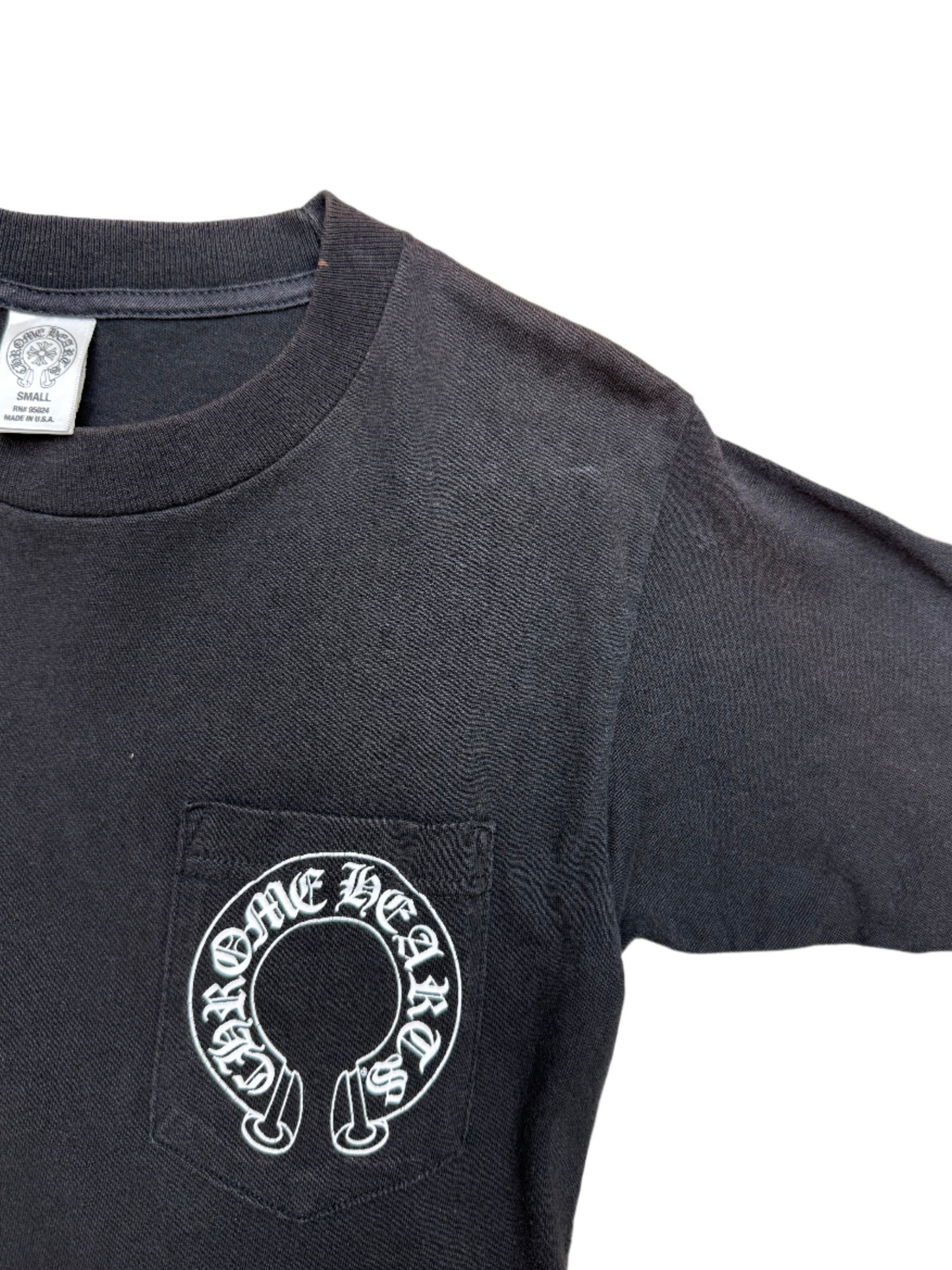 Chrome Hearts Horseshoe Logo Pocket T-Shirt