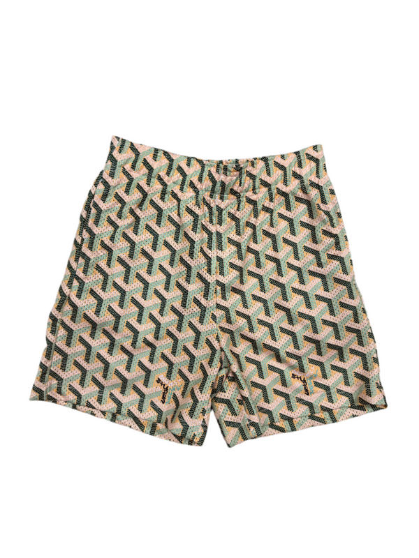 Bravest Shorts Mesh Shorts Green Beige