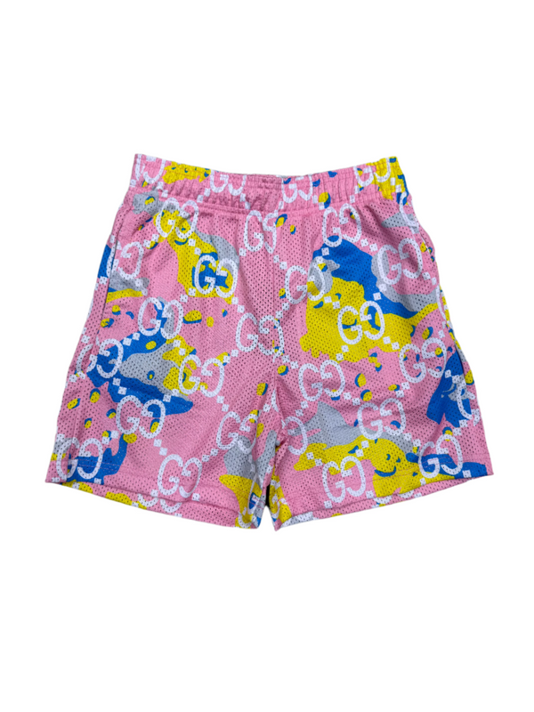 Bravest Studios Mesh Shorts Mega G Pink / Yellow / Blue