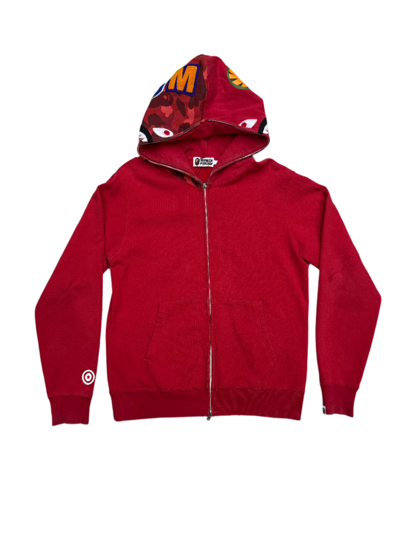 Bape Shark Hoodie Red