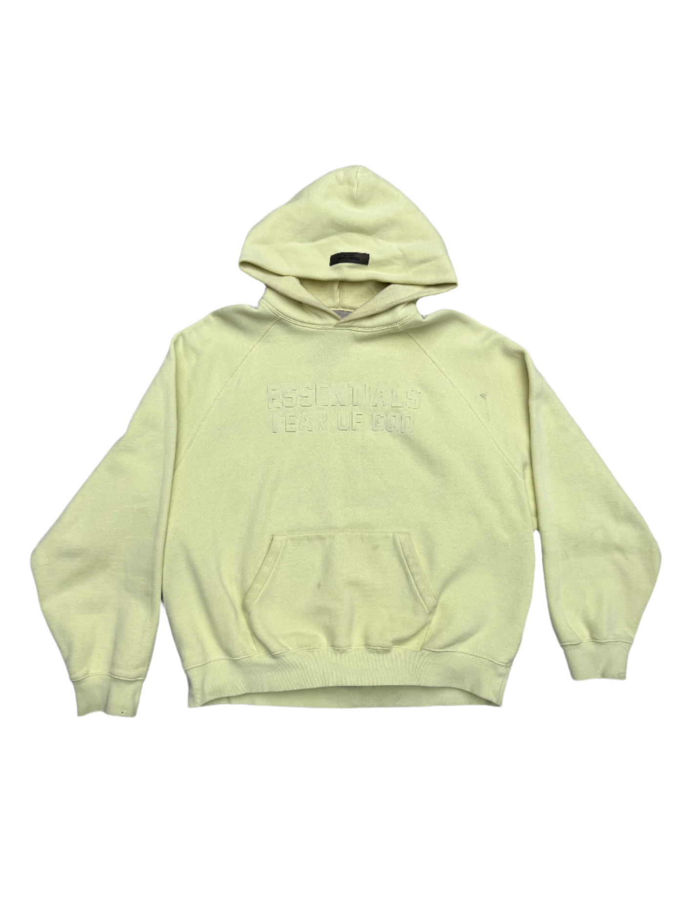 Essentials Fear Of God Hoodie Canary