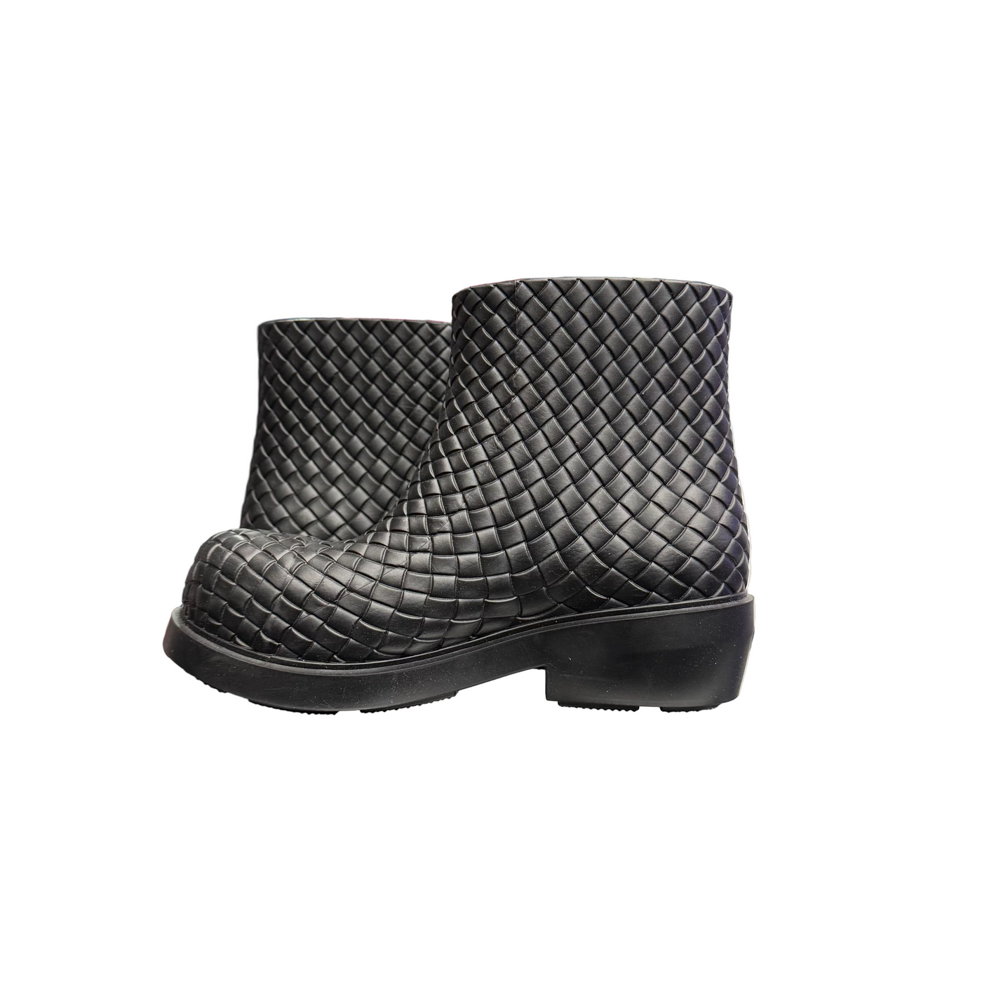 Bottega Veneta Fireman Ankle Boots Black