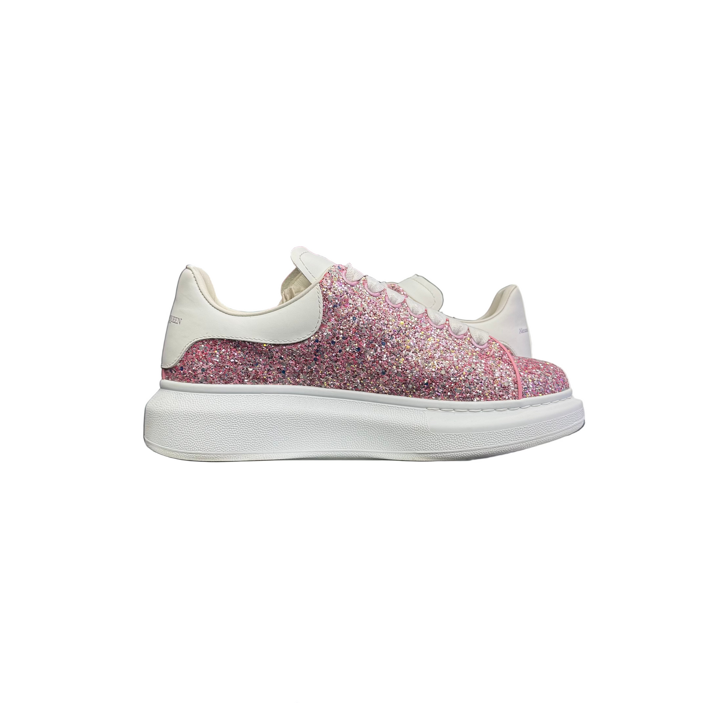 Alexander McQueen Oversized Pink Glitter W