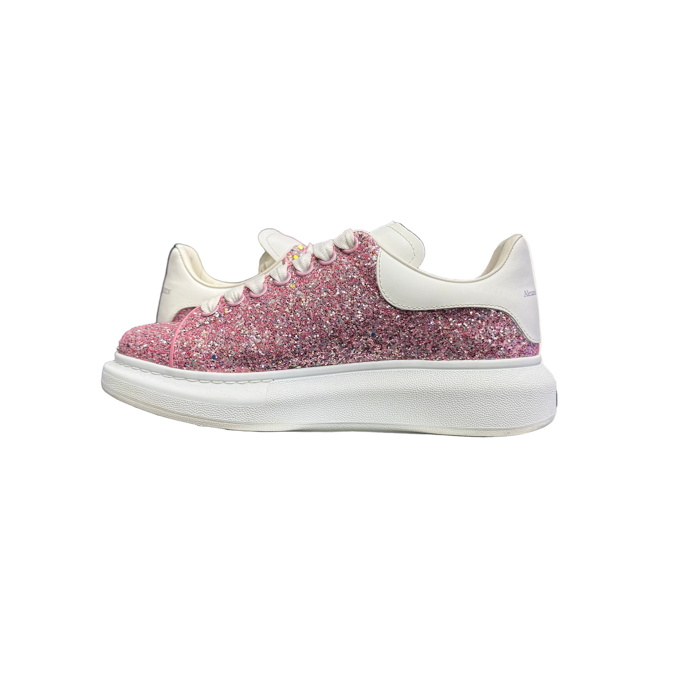 Alexander McQueen Oversized Pink Glitter W