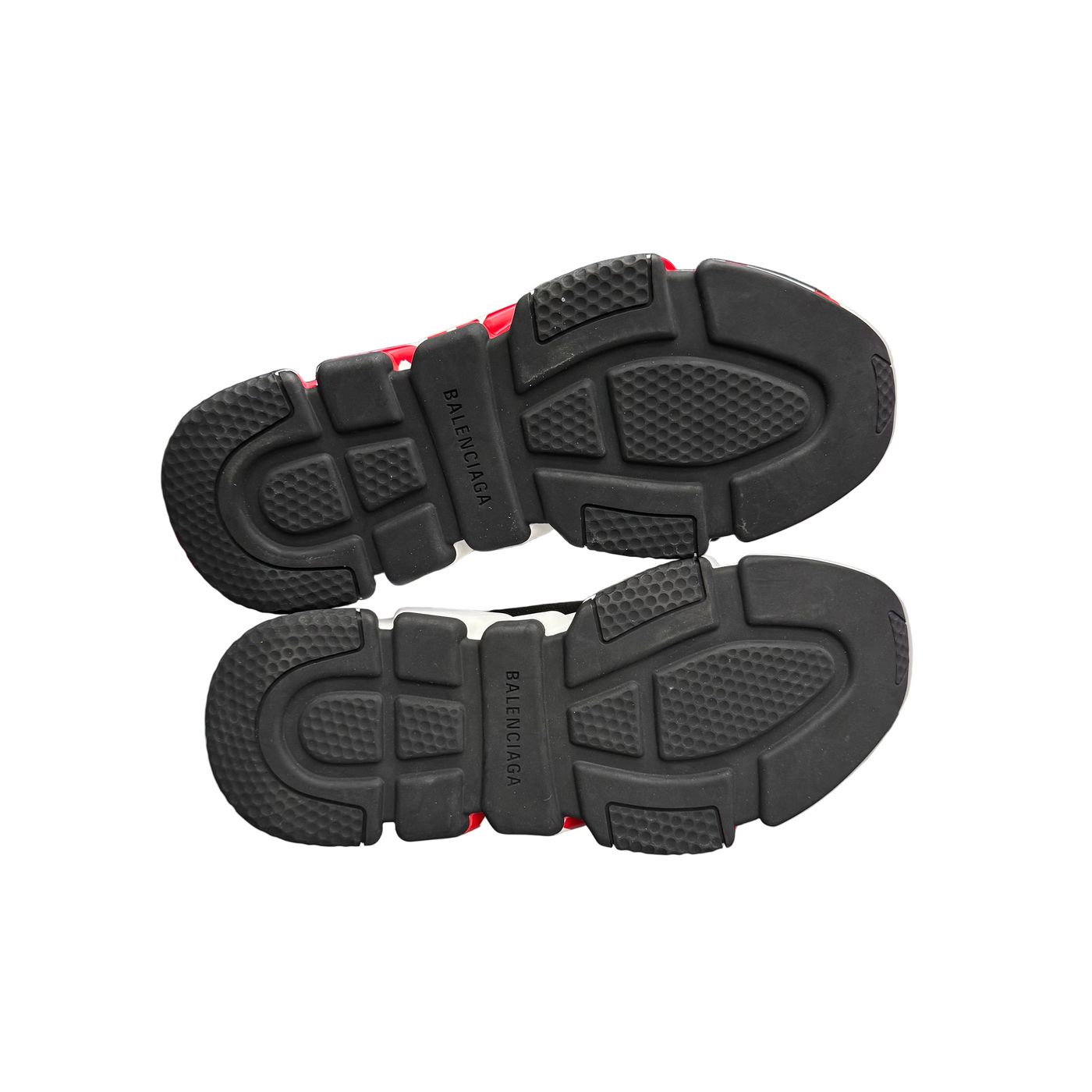 Balenciaga Speed Graffiti Sneakers Black Red