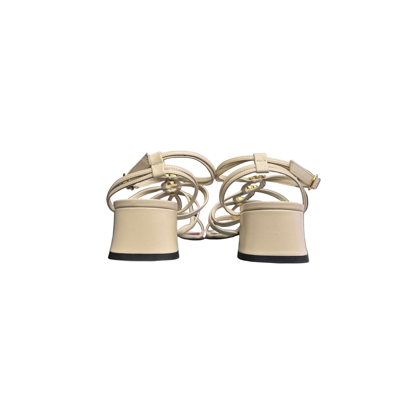 Celine Clemence Multi Triomphe Sandal Milk