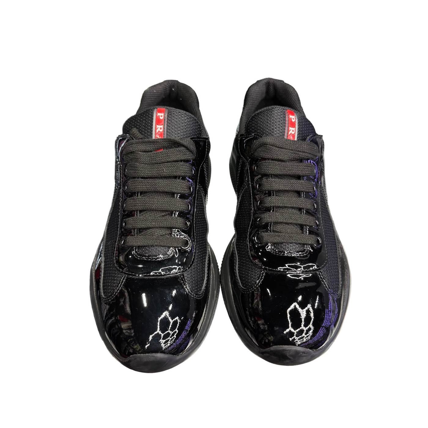 Prada Americas Cup Patent Leather Black