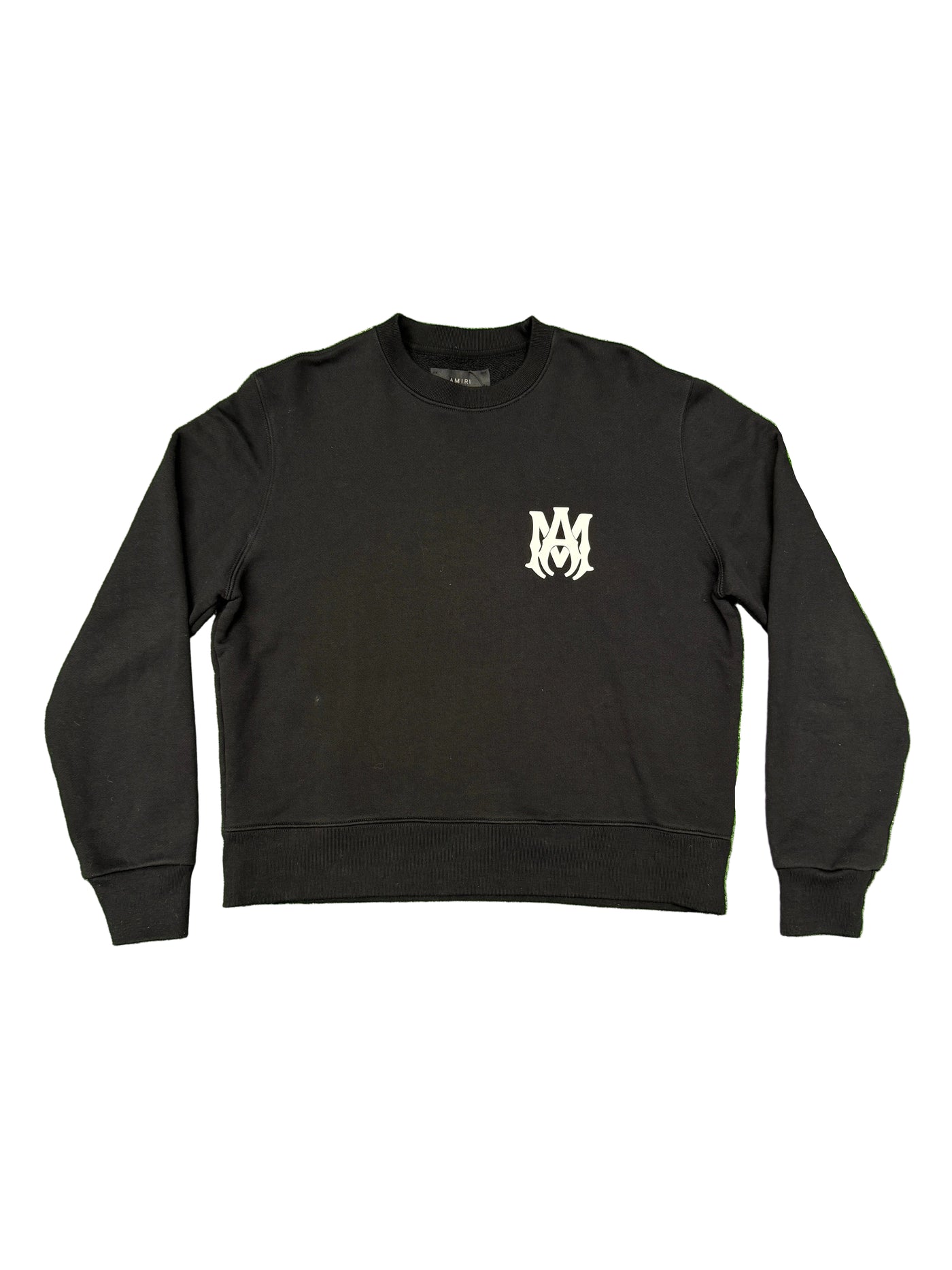 Amiri Ma Core Logo Crew Sweatshirt Black