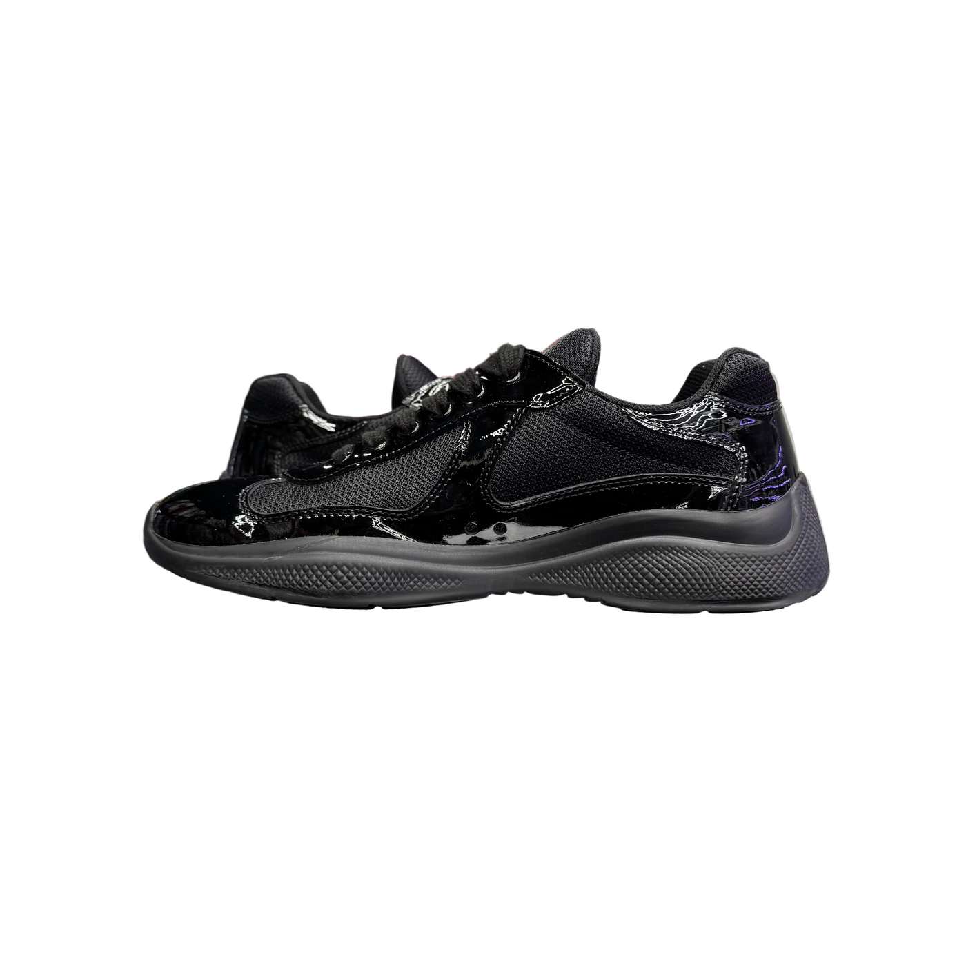 Prada Americas Cup Patent Leather Black