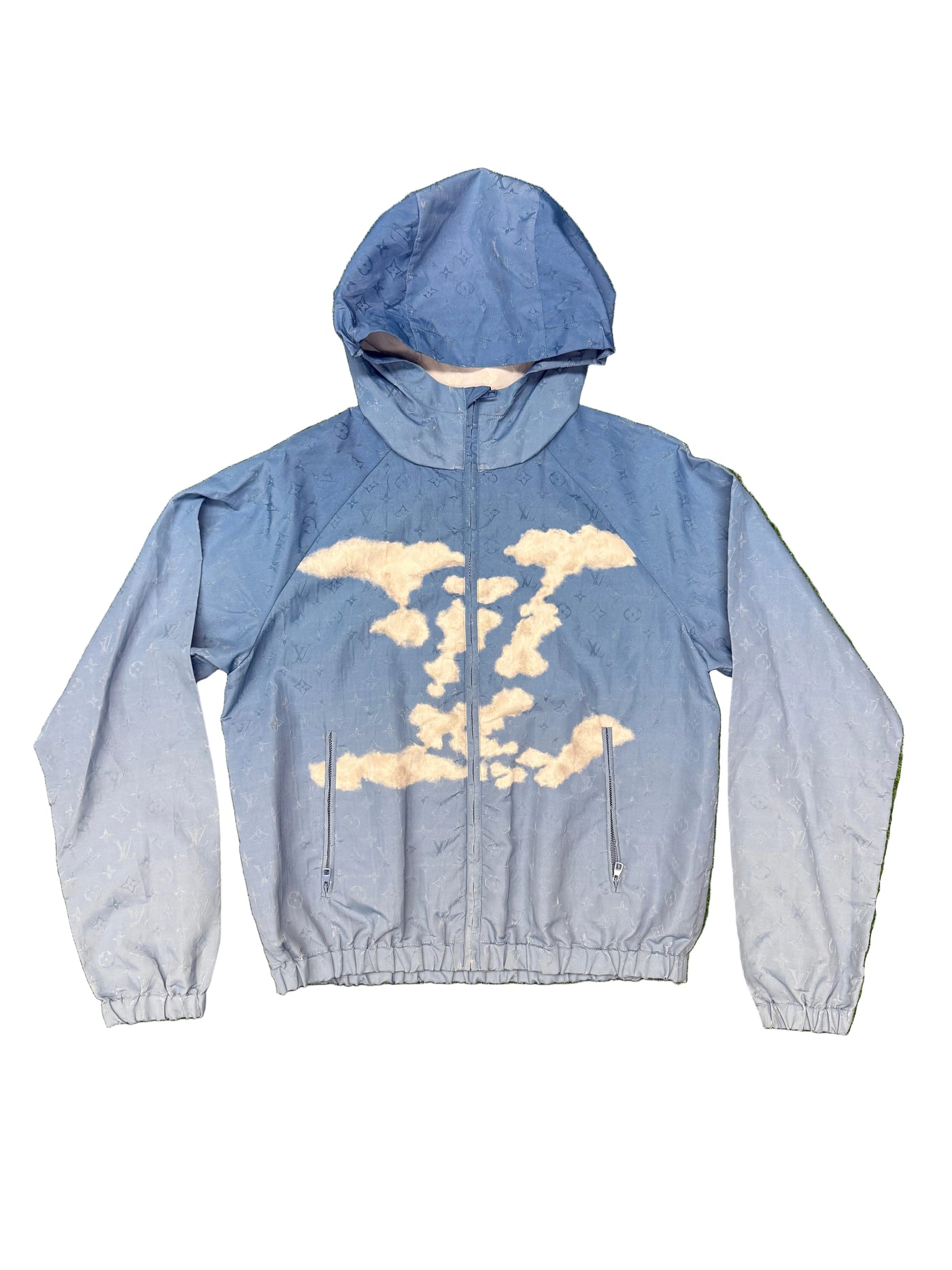 LV Monogram Clouds Windbreaker Blue