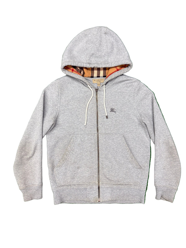 Burberry Fordson Hooded Zip Up Grey