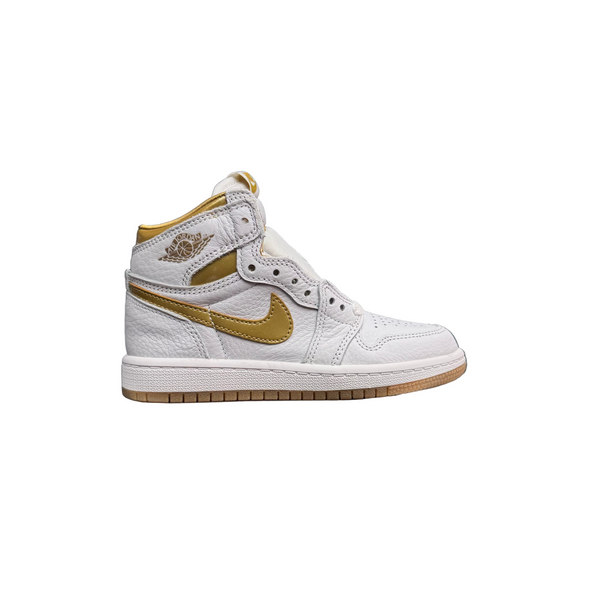 Nike Air Jordan 1 Retro High (PS) Metallic Gold