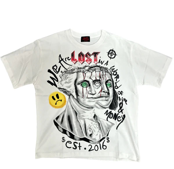 Lost Intricacy Benjamin Franklin T-Shirt White