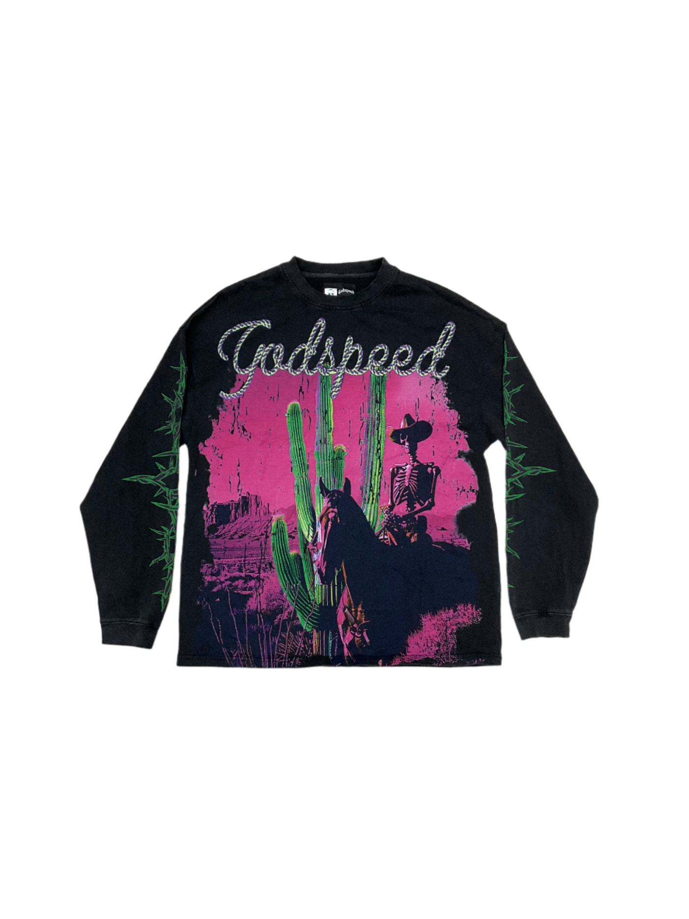 Godspeed Westworld Black Wash L/S