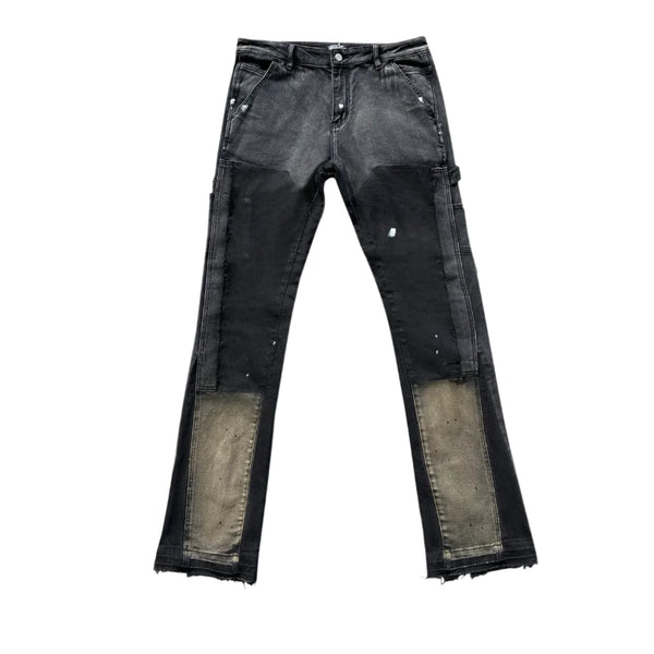 Triple Sevens Black Flare Jeans