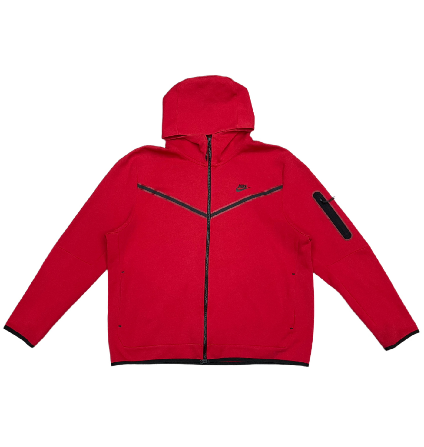 Nike Tech Fleece Zip Up Hoodie Red