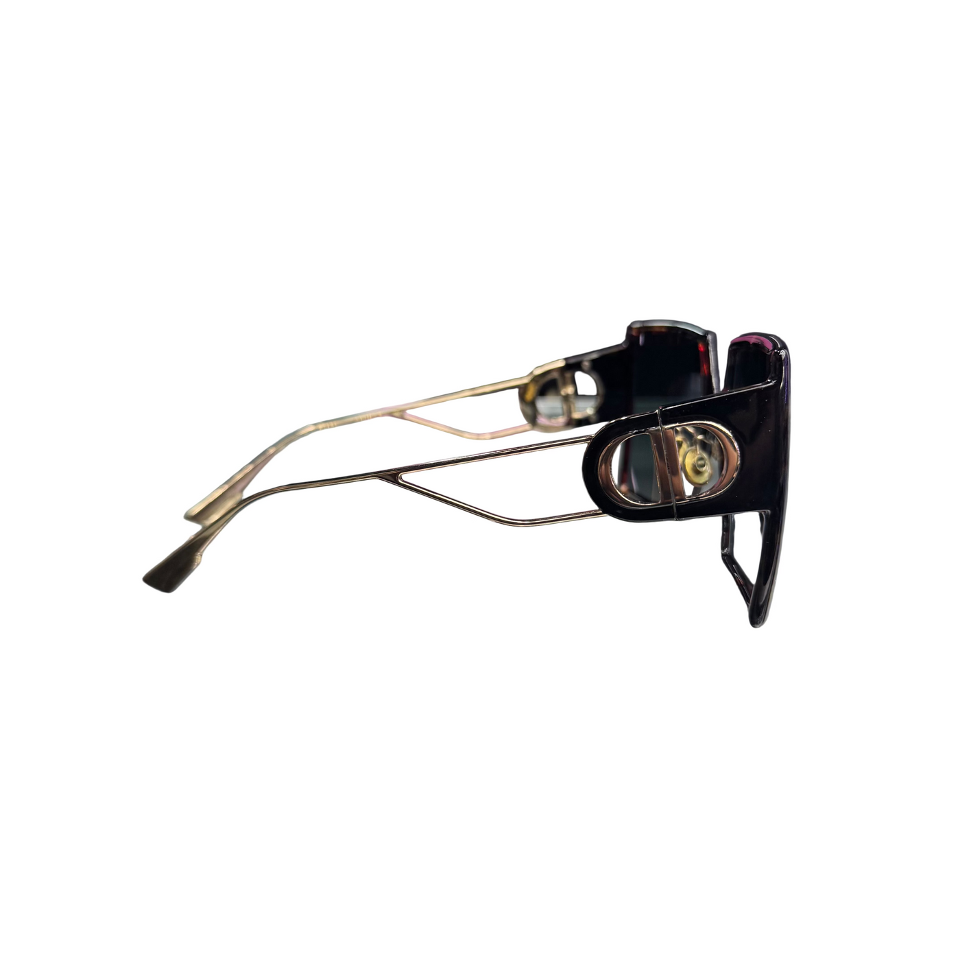 Dior Dark Havana Oversized Square Gradient Sunglasses