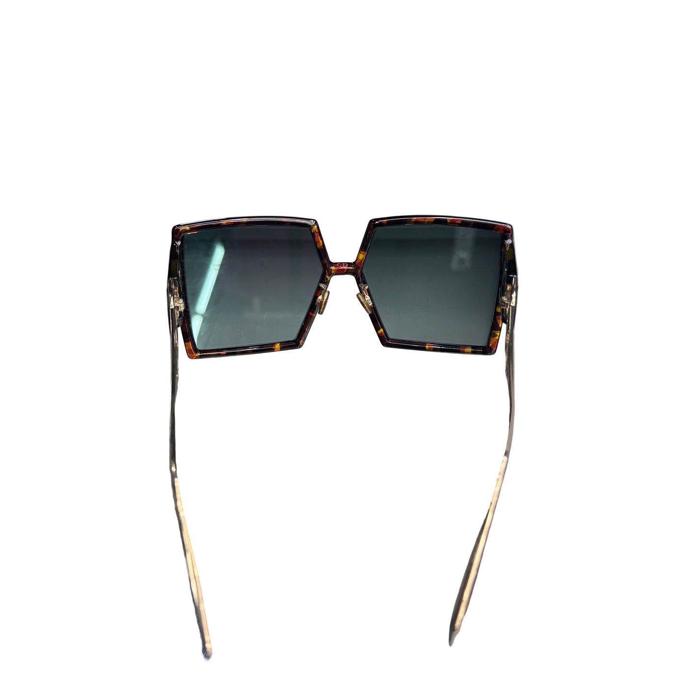 Dior Dark Havana Oversized Square Gradient Sunglasses