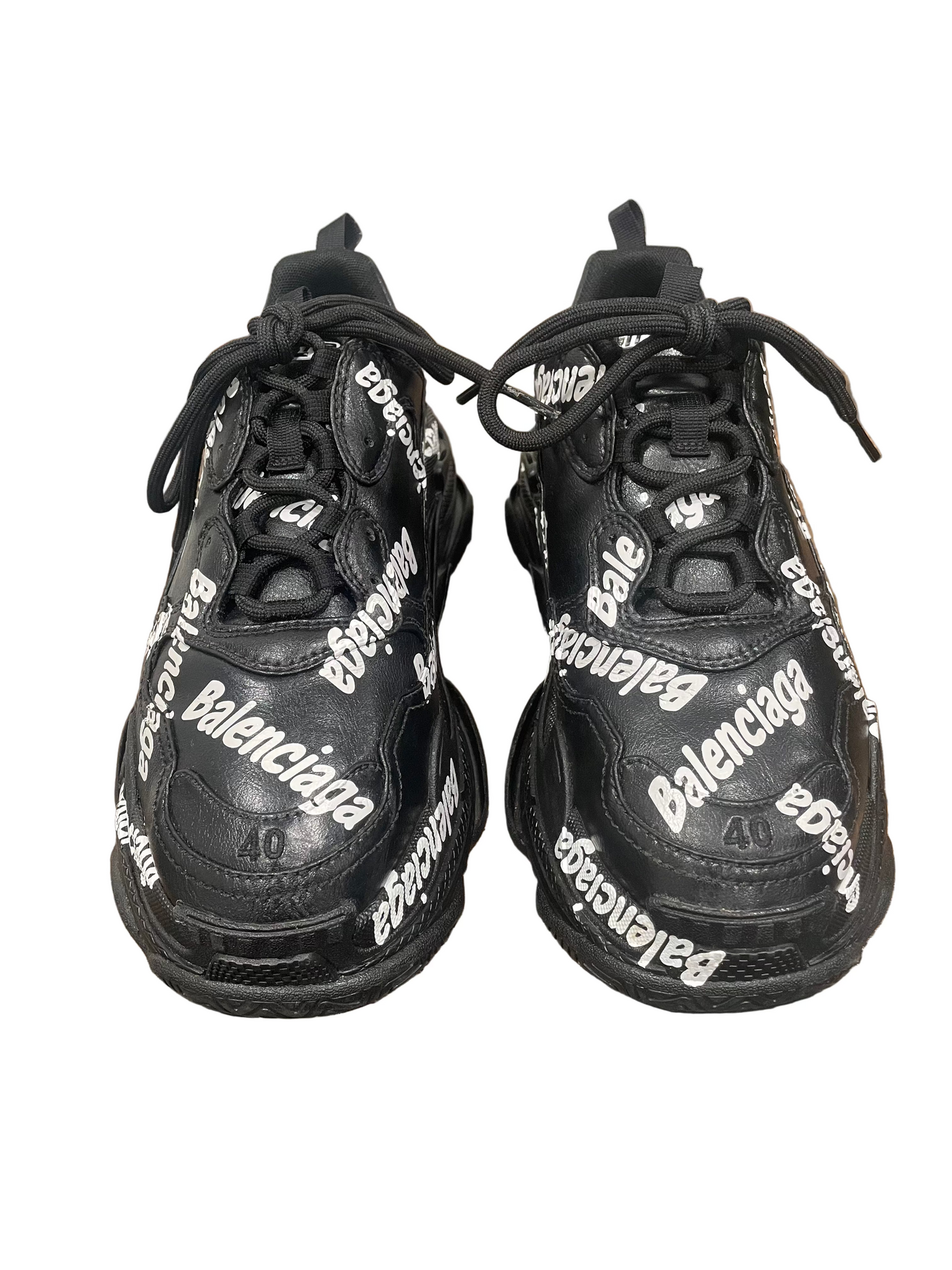 Balenciaga Triple S Allover Logo Sneakers