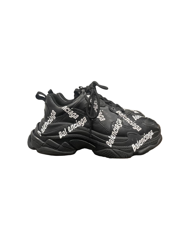 Balenciaga Triple S Allover Logo Sneakers
