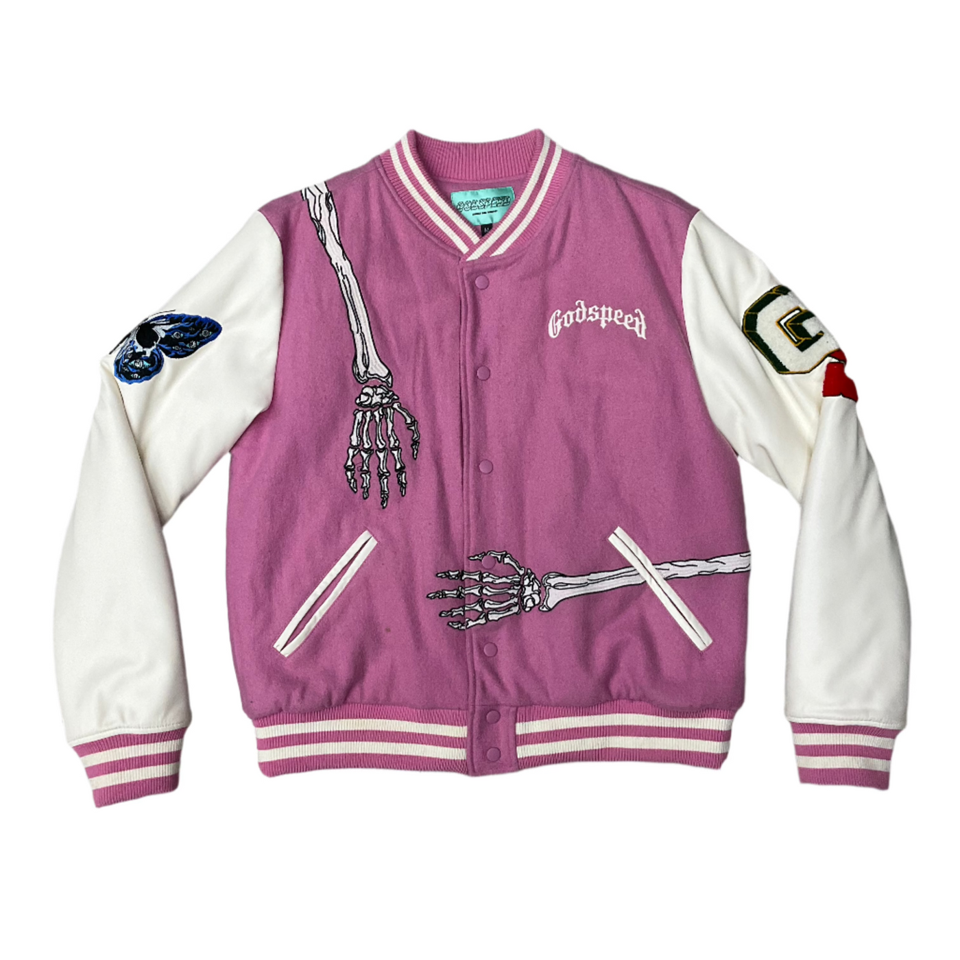 Godspeed New York R.O.D Varsity Jacket Pink