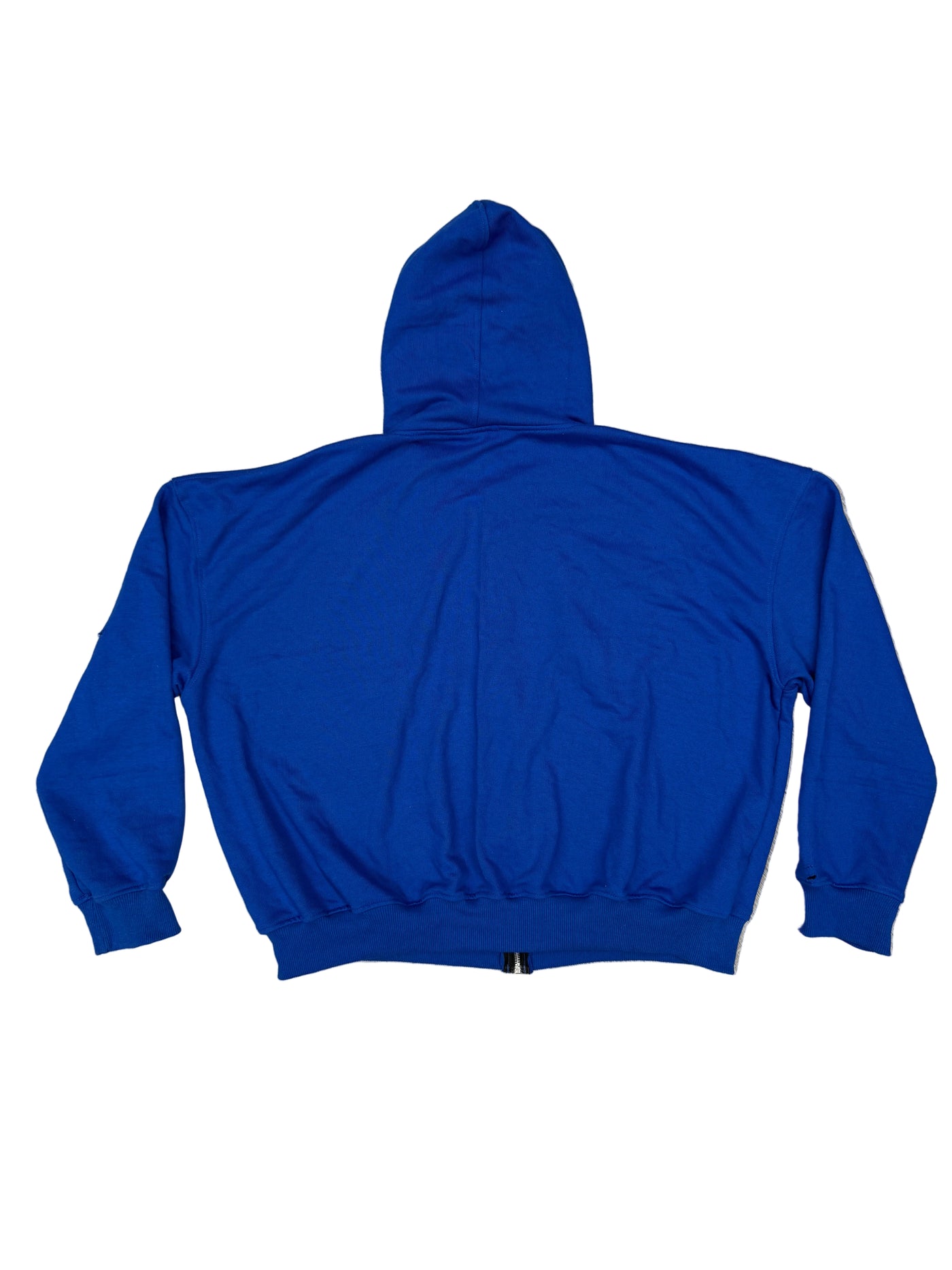 Fraternal Desires 'WATTBA' Blue Zip Up Hoodie